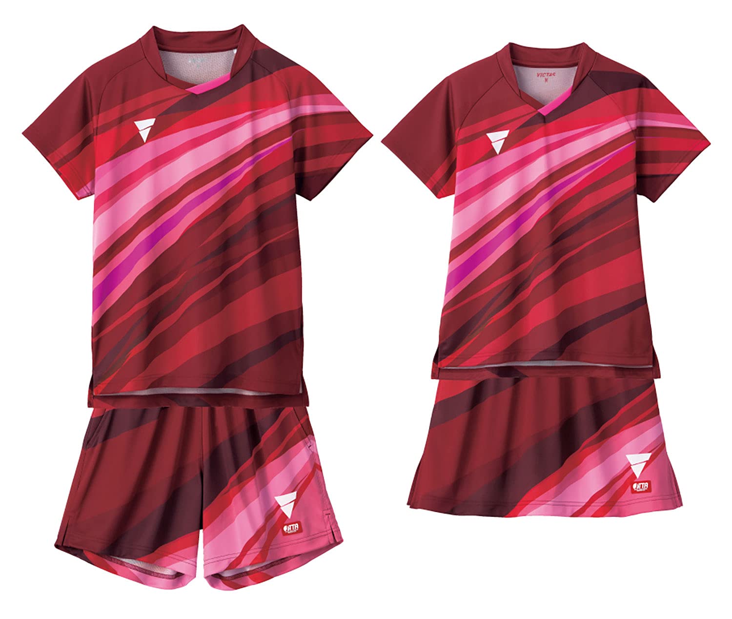 VICTAS - 12211＜VICTASゲームシャツ＞V-OLGS430レディース3XL VICTAS V-OLGS430 卓球ユニフォーム ゲームシャツ 女性用